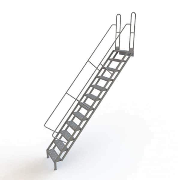 TRI-ARC - Rolling & Wall Mounted Ladders & Platforms Type: Stairway Slope Ladder Style: Stair Unit - Eagle Tool & Supply