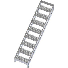 TRI-ARC - Rolling & Wall Mounted Ladders & Platforms Type: Ladder Style: Stair Unit - Eagle Tool & Supply