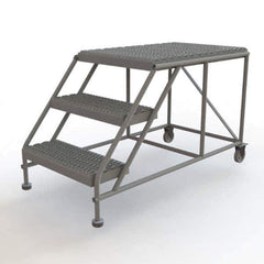 TRI-ARC - Rolling & Wall Mounted Ladders & Platforms Type: Rolling Work Platform Style: Steel Work Platform - Eagle Tool & Supply