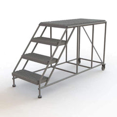 TRI-ARC - Rolling & Wall Mounted Ladders & Platforms Type: Rolling Work Platform Style: Steel Work Platform - Eagle Tool & Supply