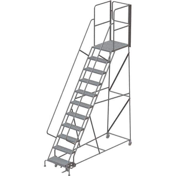 TRI-ARC - Rolling & Wall Mounted Ladders & Platforms Type: Rolling Warehouse Ladder Style: Rolling Platform Ladder - Eagle Tool & Supply