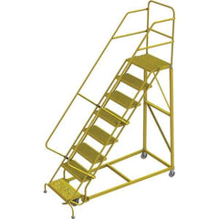 TRI-ARC - Rolling & Wall Mounted Ladders & Platforms Type: Stairway Slope Ladder Style: Forward Descent 50 Degree Incline - Eagle Tool & Supply