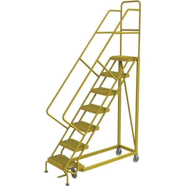 TRI-ARC - Rolling & Wall Mounted Ladders & Platforms Type: Stairway Slope Ladder Style: Forward Descent 50 Degree Incline - Eagle Tool & Supply