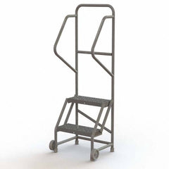 TRI-ARC - Rolling & Wall Mounted Ladders & Platforms Type: TiltNRoll Rolling Ladder Style: Tilt & Roll Safety Ladder - Eagle Tool & Supply