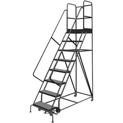 TRI-ARC - Rolling & Wall Mounted Ladders & Platforms Type: Rolling Warehouse Ladder Style: Rolling Platform Ladder - Eagle Tool & Supply