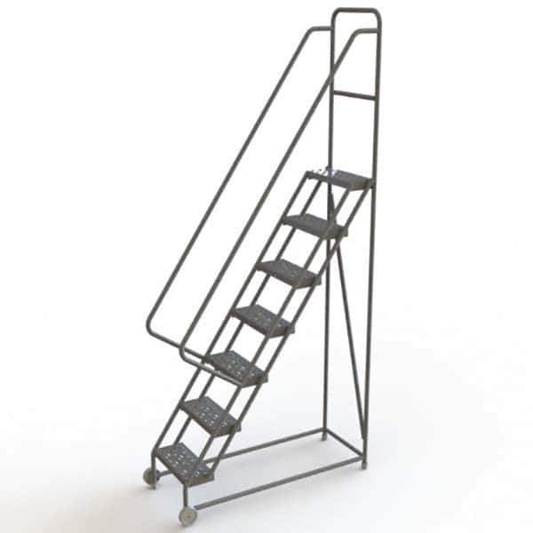 TRI-ARC - Rolling & Wall Mounted Ladders & Platforms Type: TiltNRoll Rolling Ladder Style: Tilt & Roll Safety Ladder - Eagle Tool & Supply
