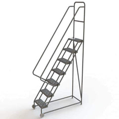 TRI-ARC - Rolling & Wall Mounted Ladders & Platforms Type: TiltNRoll Rolling Ladder Style: Tilt & Roll Safety Ladder - Eagle Tool & Supply