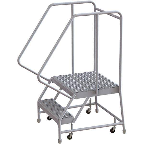 TRI-ARC - Rolling & Wall Mounted Ladders & Platforms Type: Rolling Warehouse Ladder Style: Rolling Safety Ladder - Eagle Tool & Supply