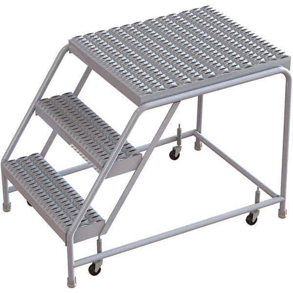 TRI-ARC - Rolling & Wall Mounted Ladders & Platforms Type: Rolling Warehouse Ladder Style: Rolling Safety Ladder - Eagle Tool & Supply