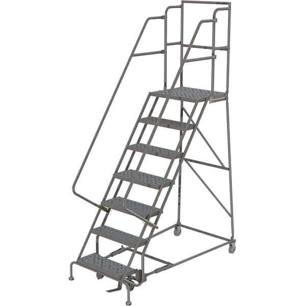 TRI-ARC - Rolling & Wall Mounted Ladders & Platforms Type: Rolling Warehouse Ladder Style: Rolling Platform Ladder - Eagle Tool & Supply