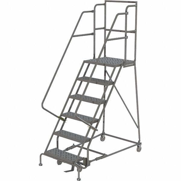 TRI-ARC - Rolling & Wall Mounted Ladders & Platforms Type: Rolling Warehouse Ladder Style: Rolling Platform Ladder - Eagle Tool & Supply