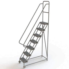 TRI-ARC - Rolling & Wall Mounted Ladders & Platforms Type: TiltNRoll Rolling Ladder Style: Tilt & Roll Safety Ladder - Eagle Tool & Supply