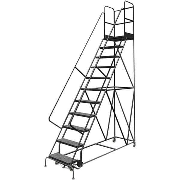 TRI-ARC - Rolling & Wall Mounted Ladders & Platforms Type: Rolling Warehouse Ladder Style: Rolling Platform Ladder - Eagle Tool & Supply