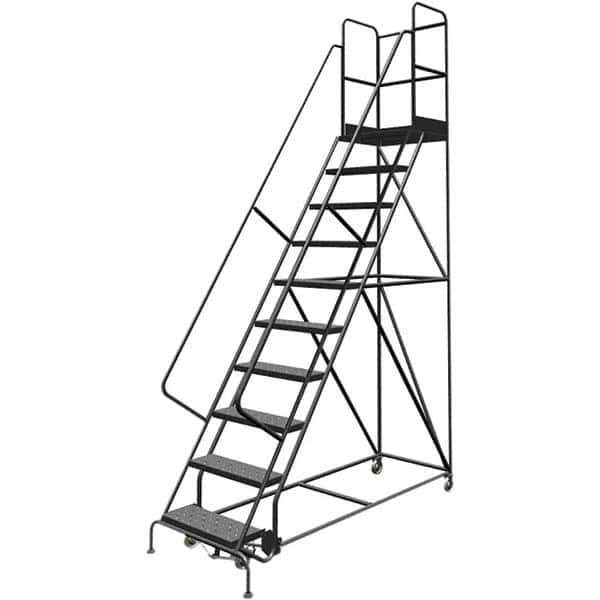 TRI-ARC - Rolling & Wall Mounted Ladders & Platforms Type: Rolling Warehouse Ladder Style: Rolling Platform Ladder - Eagle Tool & Supply