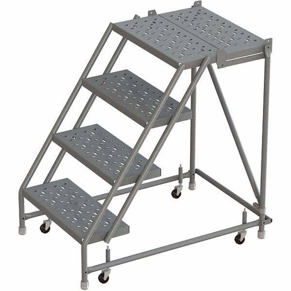 TRI-ARC - Rolling & Wall Mounted Ladders & Platforms Type: Rolling Warehouse Ladder Style: Rolling Platform Ladder - Eagle Tool & Supply