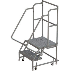 TRI-ARC - Rolling & Wall Mounted Ladders & Platforms Type: Rolling Warehouse Ladder Style: Rolling Platform Ladder - Eagle Tool & Supply