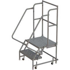 TRI-ARC - Rolling & Wall Mounted Ladders & Platforms Type: Rolling Warehouse Ladder Style: Rolling Platform Ladder - Eagle Tool & Supply