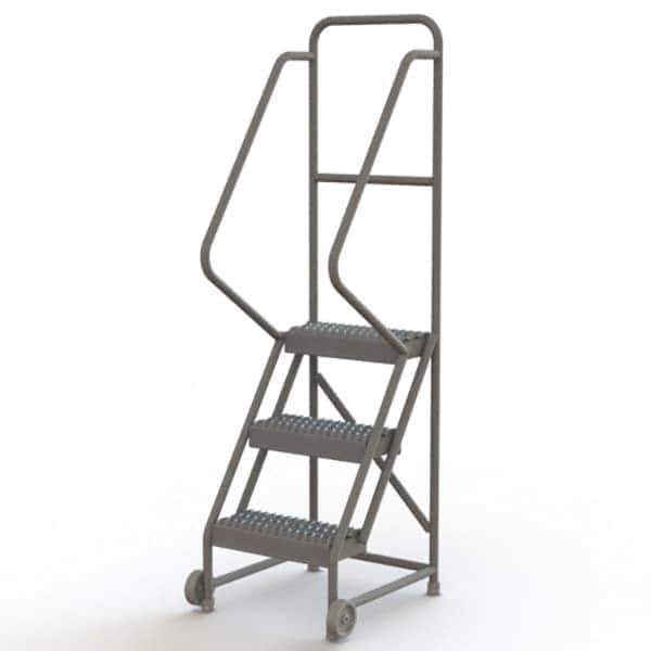 TRI-ARC - Rolling & Wall Mounted Ladders & Platforms Type: TiltNRoll Rolling Ladder Style: Tilt & Roll Safety Ladder - Eagle Tool & Supply
