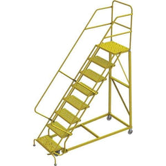 TRI-ARC - Rolling & Wall Mounted Ladders & Platforms Type: Stairway Slope Ladder Style: Forward Descent 50 Degree Incline - Eagle Tool & Supply