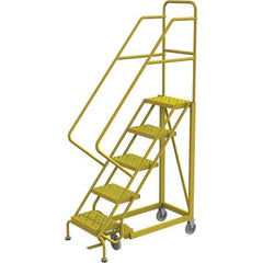 TRI-ARC - Rolling & Wall Mounted Ladders & Platforms Type: Stairway Slope Ladder Style: Forward Descent 50 Degree Incline - Eagle Tool & Supply