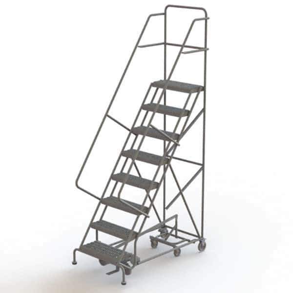 TRI-ARC - Rolling & Wall Mounted Ladders & Platforms Type: All-Directional Ladder Style: Forward Descent 50 Degree Incline - Eagle Tool & Supply