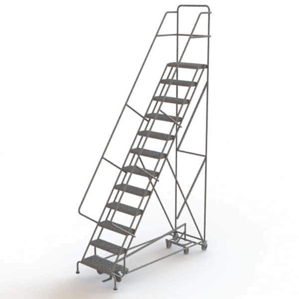 TRI-ARC - Rolling & Wall Mounted Ladders & Platforms Type: All-Directional Ladder Style: Forward Descent 50 Degree Incline - Eagle Tool & Supply