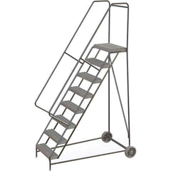 TRI-ARC - Rolling & Wall Mounted Ladders & Platforms Type: Rolling Warehouse Ladder Style: Rolling Safety Ladder - Eagle Tool & Supply