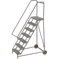 TRI-ARC - Rolling & Wall Mounted Ladders & Platforms Type: Rolling Warehouse Ladder Style: Rolling Safety Ladder - Eagle Tool & Supply