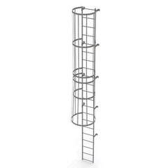 TRI-ARC - Rolling & Wall Mounted Ladders & Platforms Type: Fixed Ladder Style: Safety Cage - Eagle Tool & Supply