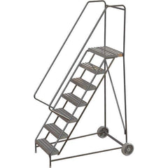 TRI-ARC - Rolling & Wall Mounted Ladders & Platforms Type: Rolling Warehouse Ladder Style: Rolling Safety Ladder - Eagle Tool & Supply
