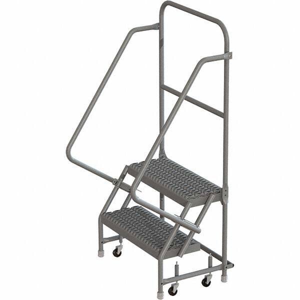 TRI-ARC - Rolling & Wall Mounted Ladders & Platforms Type: Rolling Warehouse Ladder Style: Rolling Platform Ladder - Eagle Tool & Supply