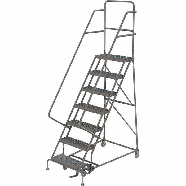 TRI-ARC - Rolling & Wall Mounted Ladders & Platforms Type: Rolling Warehouse Ladder Style: Rolling Platform Ladder - Eagle Tool & Supply