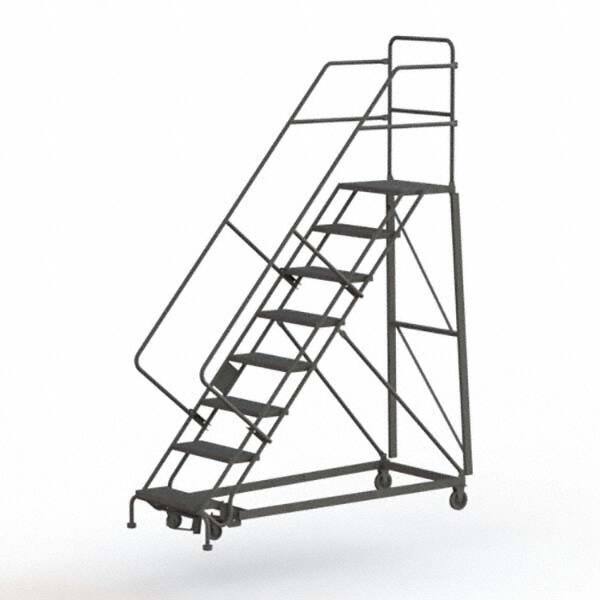 TRI-ARC - Rolling & Wall Mounted Ladders & Platforms Type: Stairway Slope Ladder Style: Rolling Safety Ladder - Eagle Tool & Supply