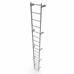 TRI-ARC - Rolling & Wall Mounted Ladders & Platforms Type: Fixed Ladder Style: Safety Cage - Eagle Tool & Supply