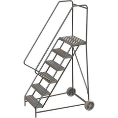 TRI-ARC - Rolling & Wall Mounted Ladders & Platforms Type: Rolling Warehouse Ladder Style: Rolling Safety Ladder - Eagle Tool & Supply