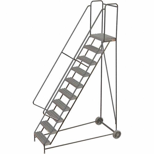 TRI-ARC - Rolling & Wall Mounted Ladders & Platforms Type: Rolling Warehouse Ladder Style: Rolling Safety Ladder - Eagle Tool & Supply