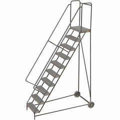 TRI-ARC - Rolling & Wall Mounted Ladders & Platforms Type: Rolling Warehouse Ladder Style: Rolling Safety Ladder - Eagle Tool & Supply