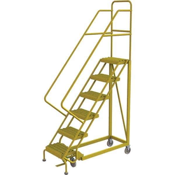 TRI-ARC - Rolling & Wall Mounted Ladders & Platforms Type: Stairway Slope Ladder Style: Forward Descent 50 Degree Incline - Eagle Tool & Supply