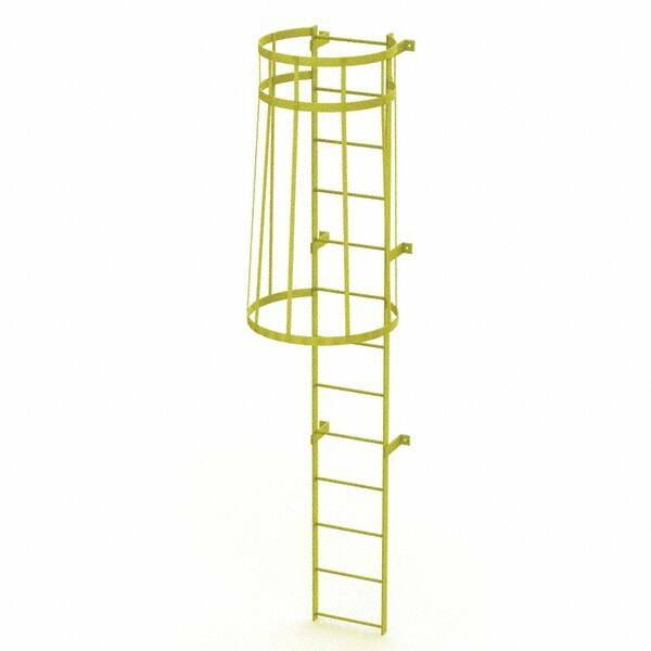 TRI-ARC - Rolling & Wall Mounted Ladders & Platforms Type: Fixed Ladder Style: Safety Cage - Eagle Tool & Supply