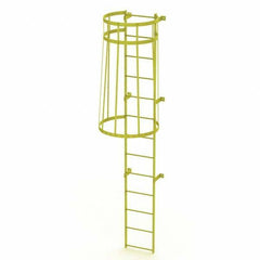 TRI-ARC - Rolling & Wall Mounted Ladders & Platforms Type: Fixed Ladder Style: Safety Cage - Eagle Tool & Supply