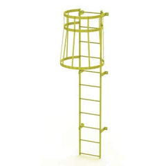 TRI-ARC - Rolling & Wall Mounted Ladders & Platforms Type: Fixed Ladder Style: Safety Cage - Eagle Tool & Supply