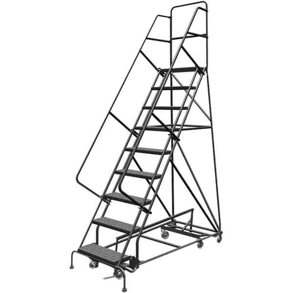 TRI-ARC - Rolling & Wall Mounted Ladders & Platforms Type: All-Directional Ladder Style: Rolling Safety Ladder - Eagle Tool & Supply