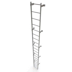 TRI-ARC - Rolling & Wall Mounted Ladders & Platforms Type: Fixed Ladder Style: Safety Cage - Eagle Tool & Supply