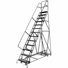 TRI-ARC - Rolling & Wall Mounted Ladders & Platforms Type: All-Directional Ladder Style: Rolling Safety Ladder - Eagle Tool & Supply