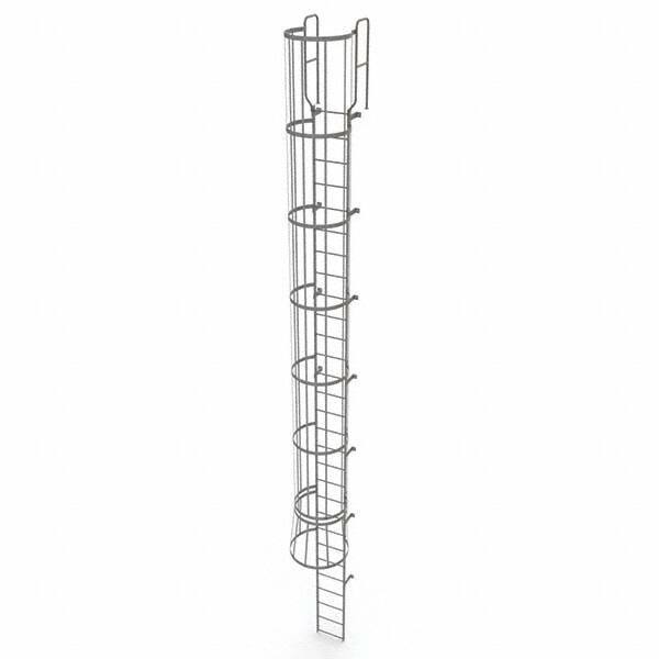 TRI-ARC - Rolling & Wall Mounted Ladders & Platforms Type: Fixed Ladder Style: Safety Cage - Eagle Tool & Supply