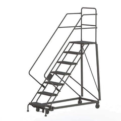 TRI-ARC - Rolling & Wall Mounted Ladders & Platforms Type: Stairway Slope Ladder Style: Rolling Safety Ladder - Eagle Tool & Supply
