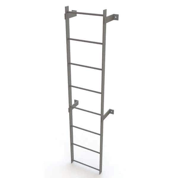 TRI-ARC - Rolling & Wall Mounted Ladders & Platforms Type: Fixed Ladder Style: Safety Cage - Eagle Tool & Supply