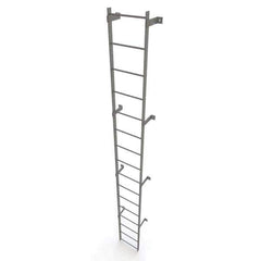 TRI-ARC - Rolling & Wall Mounted Ladders & Platforms Type: Fixed Ladder Style: Safety Cage - Eagle Tool & Supply