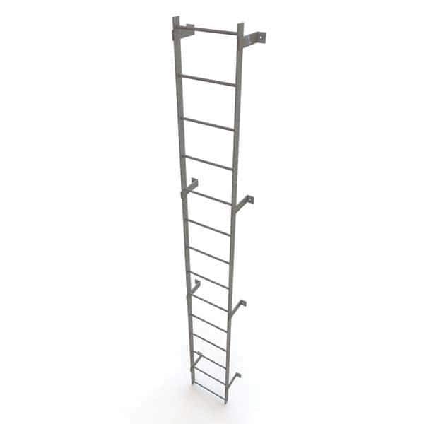 TRI-ARC - Rolling & Wall Mounted Ladders & Platforms Type: Fixed Ladder Style: Safety Cage - Eagle Tool & Supply