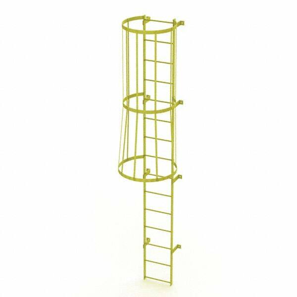 TRI-ARC - Rolling & Wall Mounted Ladders & Platforms Type: Fixed Ladder Style: Safety Cage - Eagle Tool & Supply